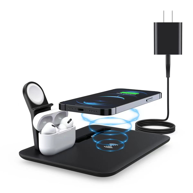 15W Detachable Charger Stand 5 in 1 Wireless Charging Station for Apple Products Multiple Charger Dock