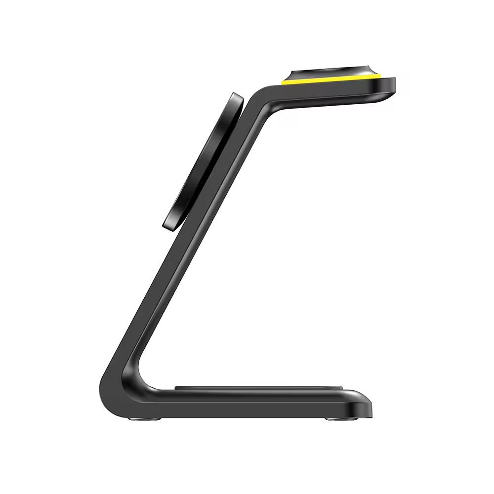 Foldable 3 in 1 Wireless Charger Stand Portable Fast Magnetic Smart Wireless Charging for IPhone Desktop
