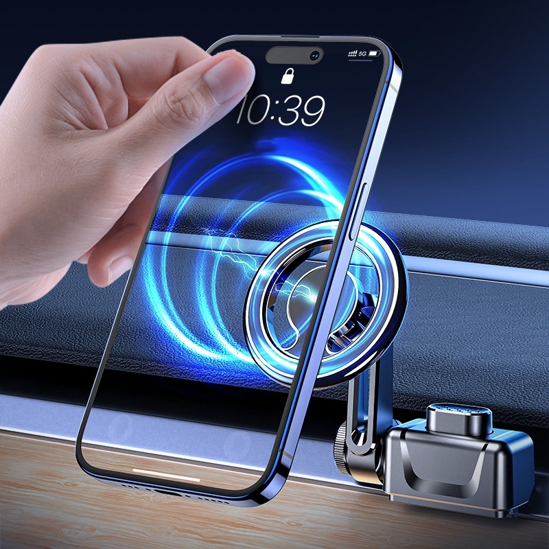 Metal Adjustable Mobile Phone Holder for Tesla Model 3 Model Y Magnetic for iPhone12/13/14/15 Air Vent Stand Support Accessories