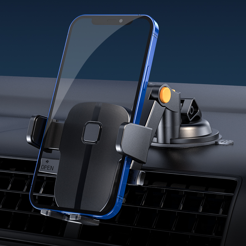 Upgraded Universal Adjustable Long Arm Phone Stand Holder For Car, Phone Mount For Car Dashboard Compatible With All Cellphones