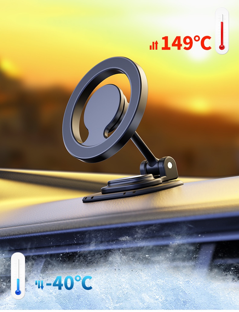 OEM custom double 360 rotating paste metal mini magnetic car mount magnet mobile phone key holder for ios