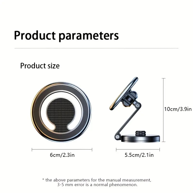 Multi-Angle Adjustable Foldable Flexible Height Car Metal Zinc Alloy Universal Mobile Phone Holders Stand For Car Dashboard