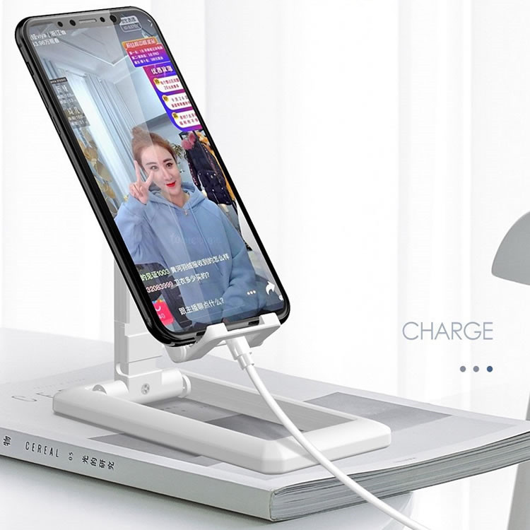 Foldable Desktop Phone Holder For Huawei iPhone Xiaomi Samsung Adjustable Mobile Phone Holder Stand For Tablet iPad