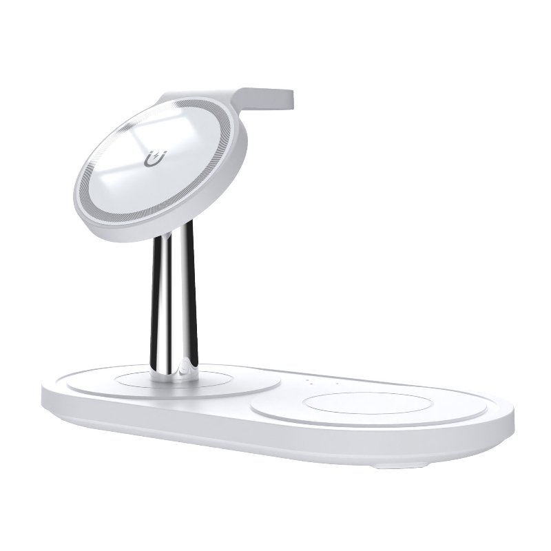 Cellphone Multifunctional Wireless Charger Magnetic Double Coil 3 In 1 Wireless Phone Fast Charging Holder