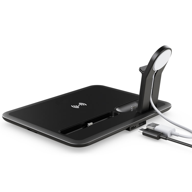 Best Seller Multi-function Detachable Charger Stand 5 in 1 Wireless Charging Dock Station for Apple Products