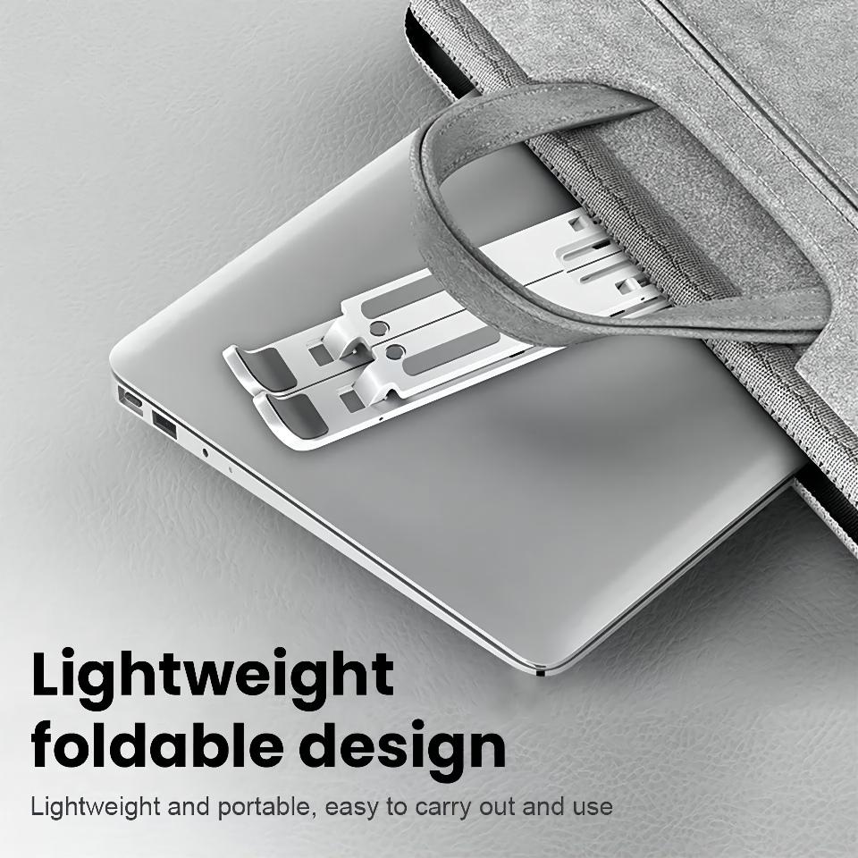 Adjustable Portable Foldable Notebook abs Laptop Holder Adjustable Height ABS Laptop Stand