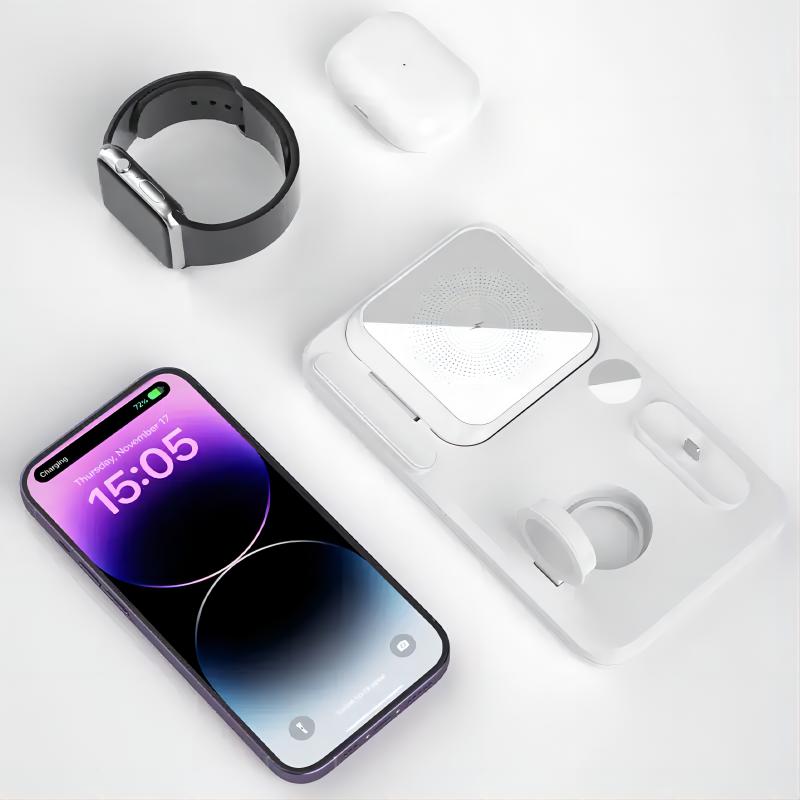 2023 Hot selling Products Charger Foldable 15W 3 In 1 Wireless Charger Charging Station for iPhone 14/13 pro Fast Charger