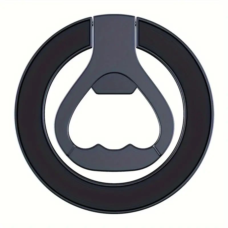 Unique Bottle Opener Design 2 in 1 Multifunctional Metal Magnetic Mobile Phone Holder,Smart Finger Ring with 360 Free Rotation