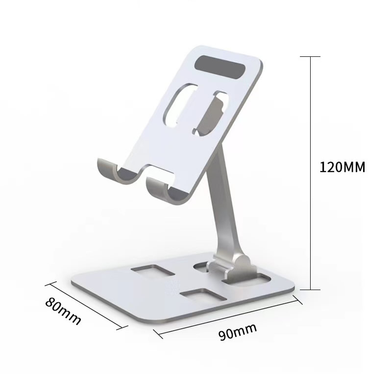 Fold Aluminum Metal Universal Stand Cell Phone Holder Tablet Stand Holder for Mobile Phones and pad with Best Price