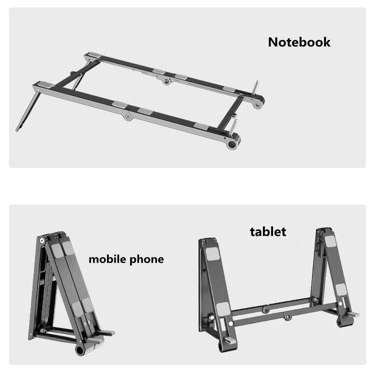 Portable adjustable foldable 3 in 1 amazon hot selling clear laptop stand