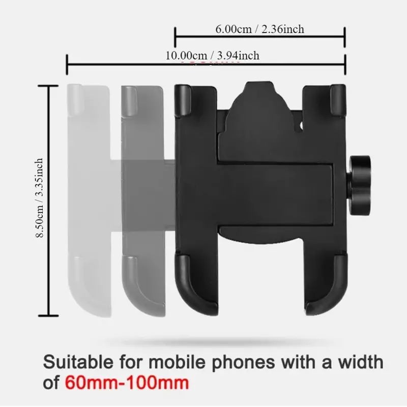 Hot quality aluminum alloy universal metal electric bike Bicycle bracket bike phone mount motorcycle phone holder