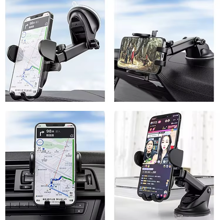 Car Automobile Accessory Powerful Suction Long Arm Phone Mount for Car Dashboard Vehicle Mount Cell Phone Holder