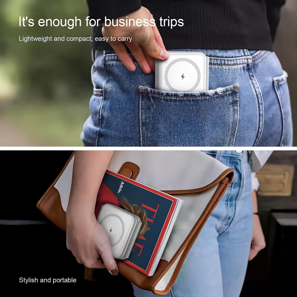 Smart 3 in 1 magnetic travel foldable wireless charger station 15W fast Magnetic charging pad