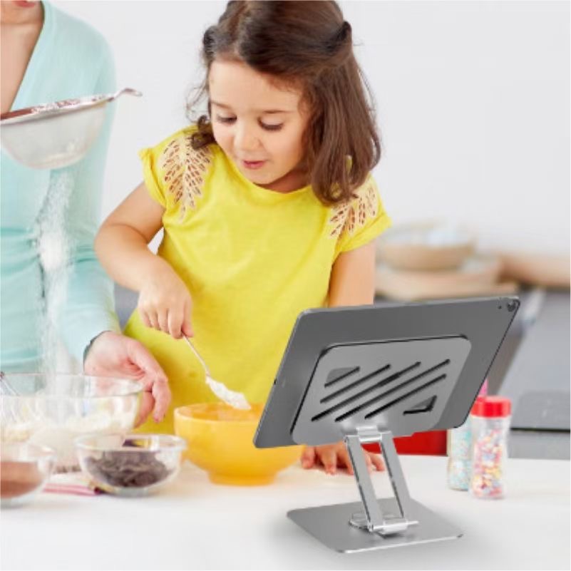 Aluminum Alloy Adjustable Tablet PC Stand Folding Portable for Tablet Computer Bracket Lifting Lazy Holder Non-slip