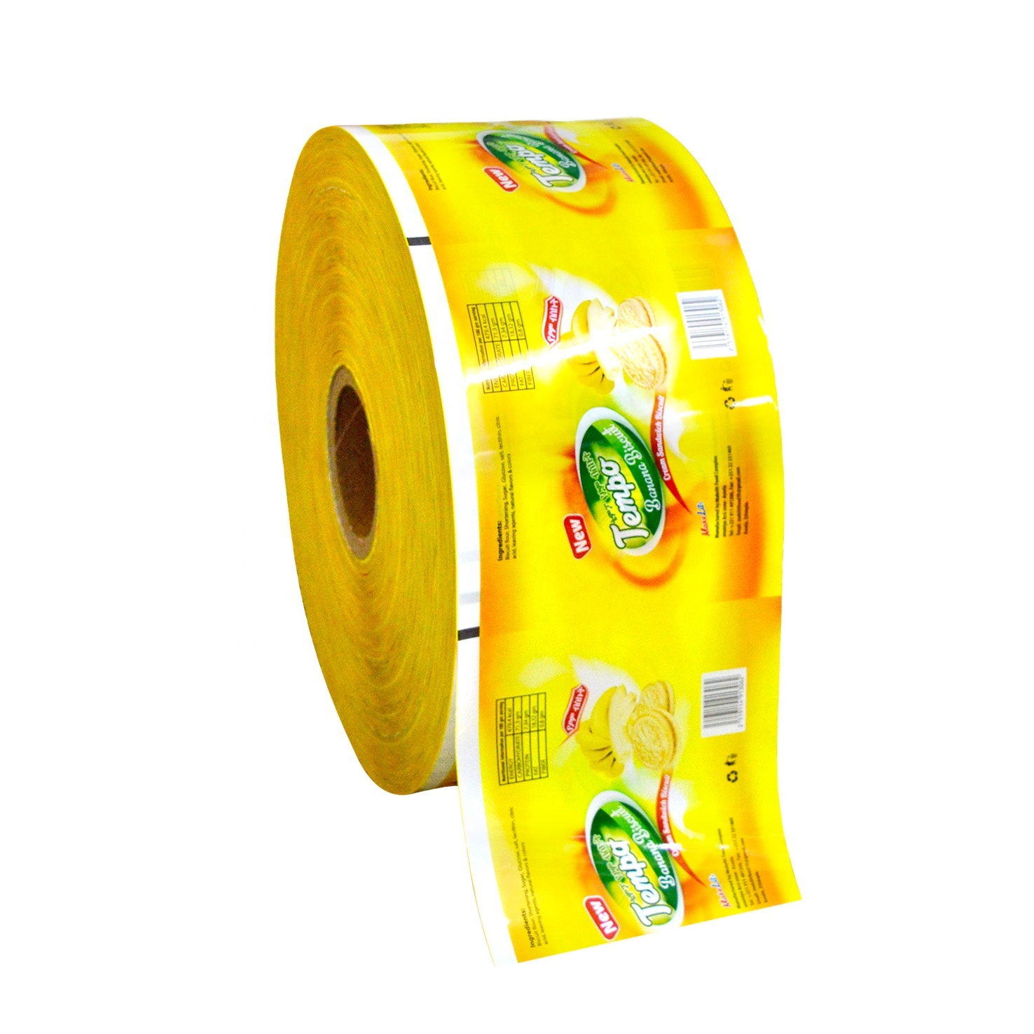 DQ PACK packaging customization print film packing bags plastic film doypack biscuits packaging bags roll film