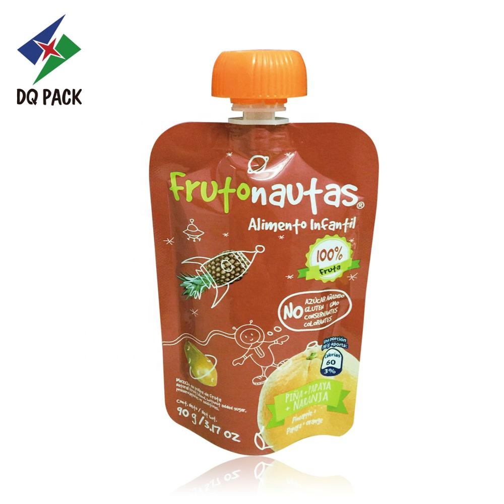 Juice packaging bag for kid drinking with prevent children chocking jelly pouch food pouch
