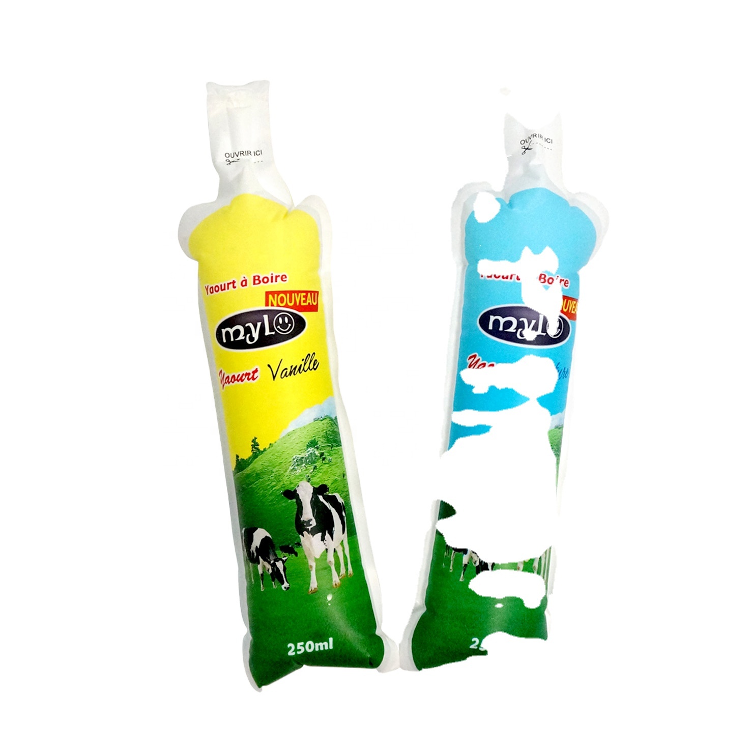 200 ml Plastic Pouch Packaging Bag Injection Pouch for Juice Jeely Milk Liquid Special Shape Pouch