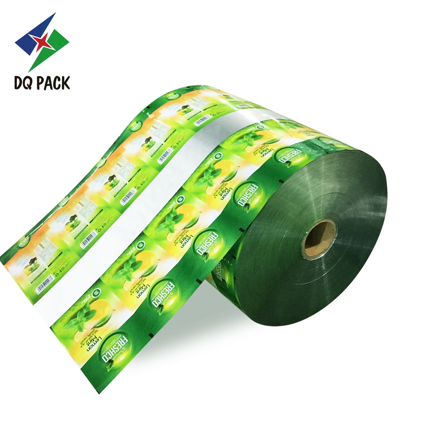 DQ PACK Custom Logo Printing Salt Candy Snack  Packaging Roll Film Manufacturer