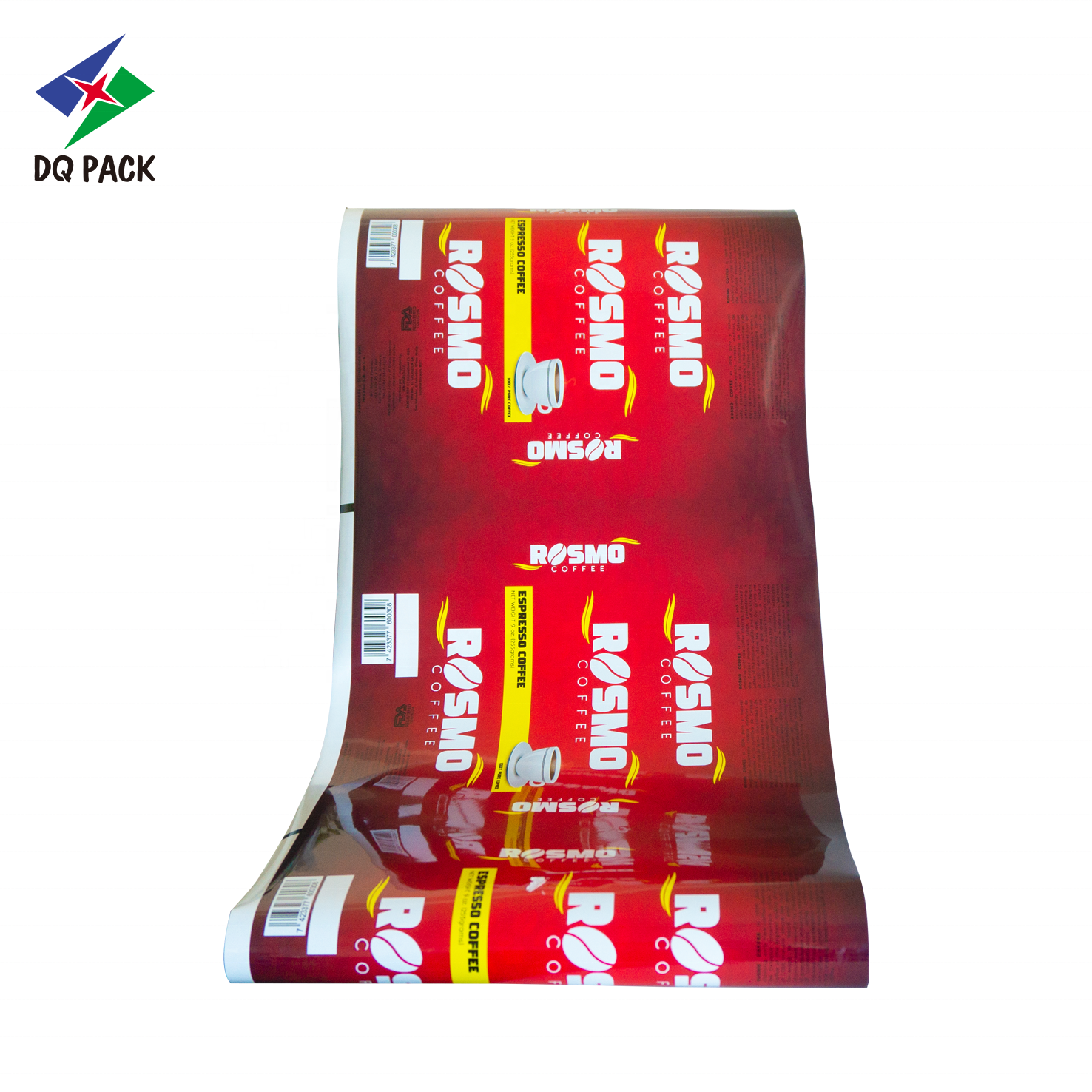 DQ PACK China Supplier Chemical Clean Shampoo Roll Stock Film Laundry detergent Packaging Film