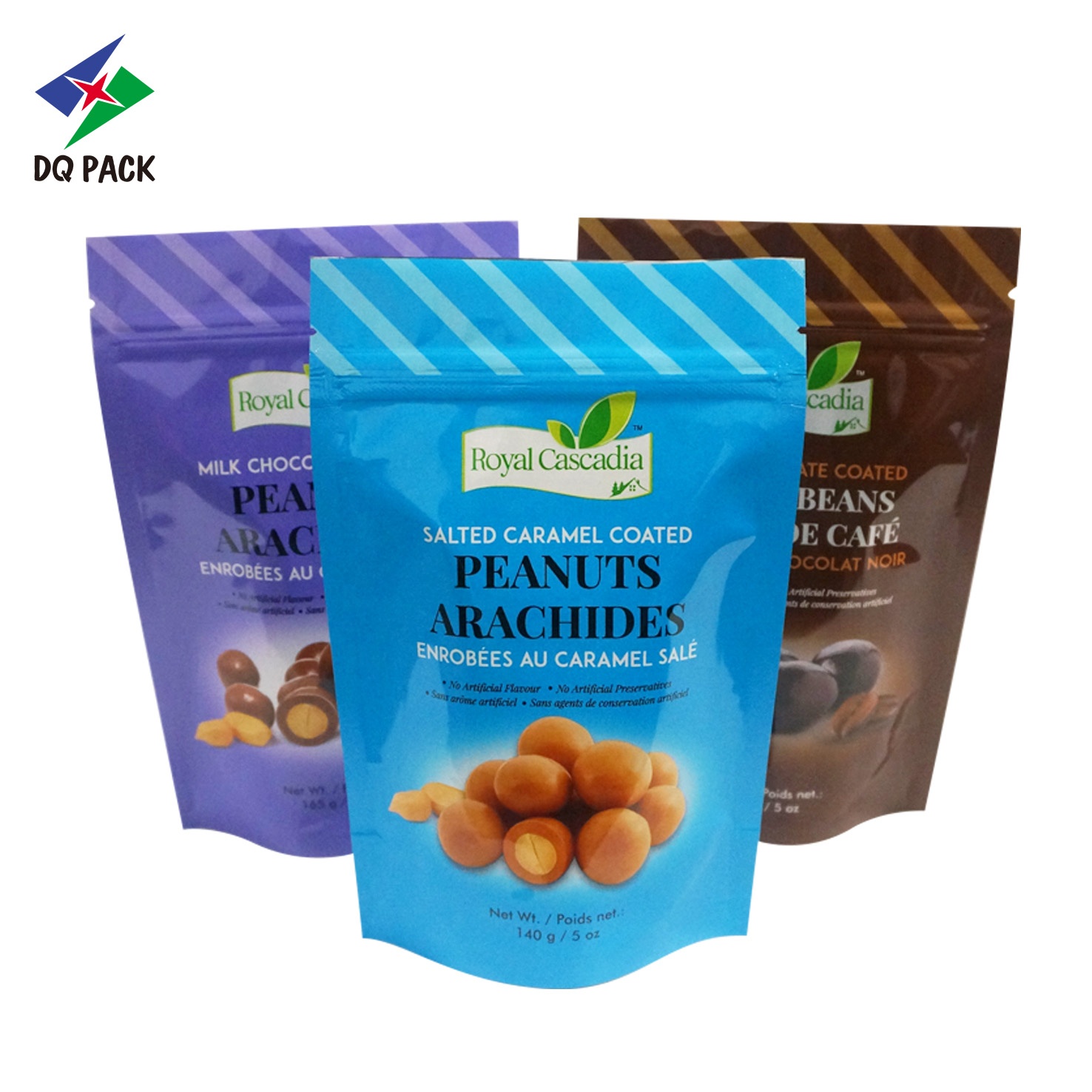 China Suppliers Plastic Packaging With Zipper Bag For Food