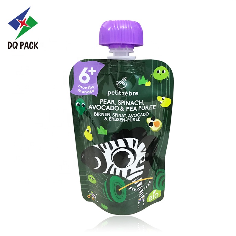 DQ PACK Flexible packaging bag standing pouch with spout Fruit Juice Packaging Bag