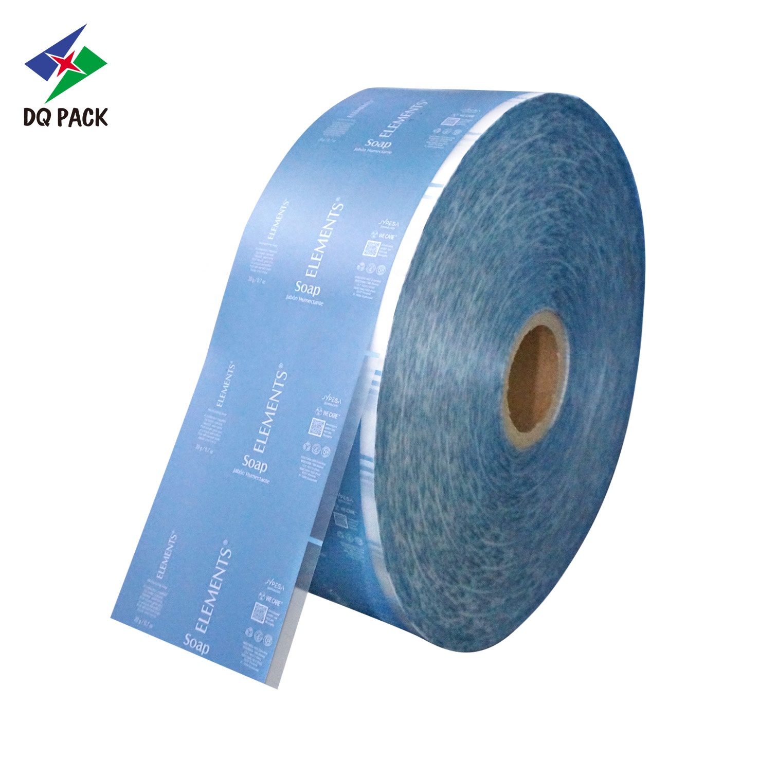 DQ PACK China Supplier Liquid Clean Soap Shampoo Roll Stock Film Packaging Roll Film