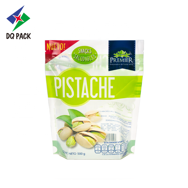 DQ PACK High Barrier Alox PET Soup Retort Stand Up Pouch With Window