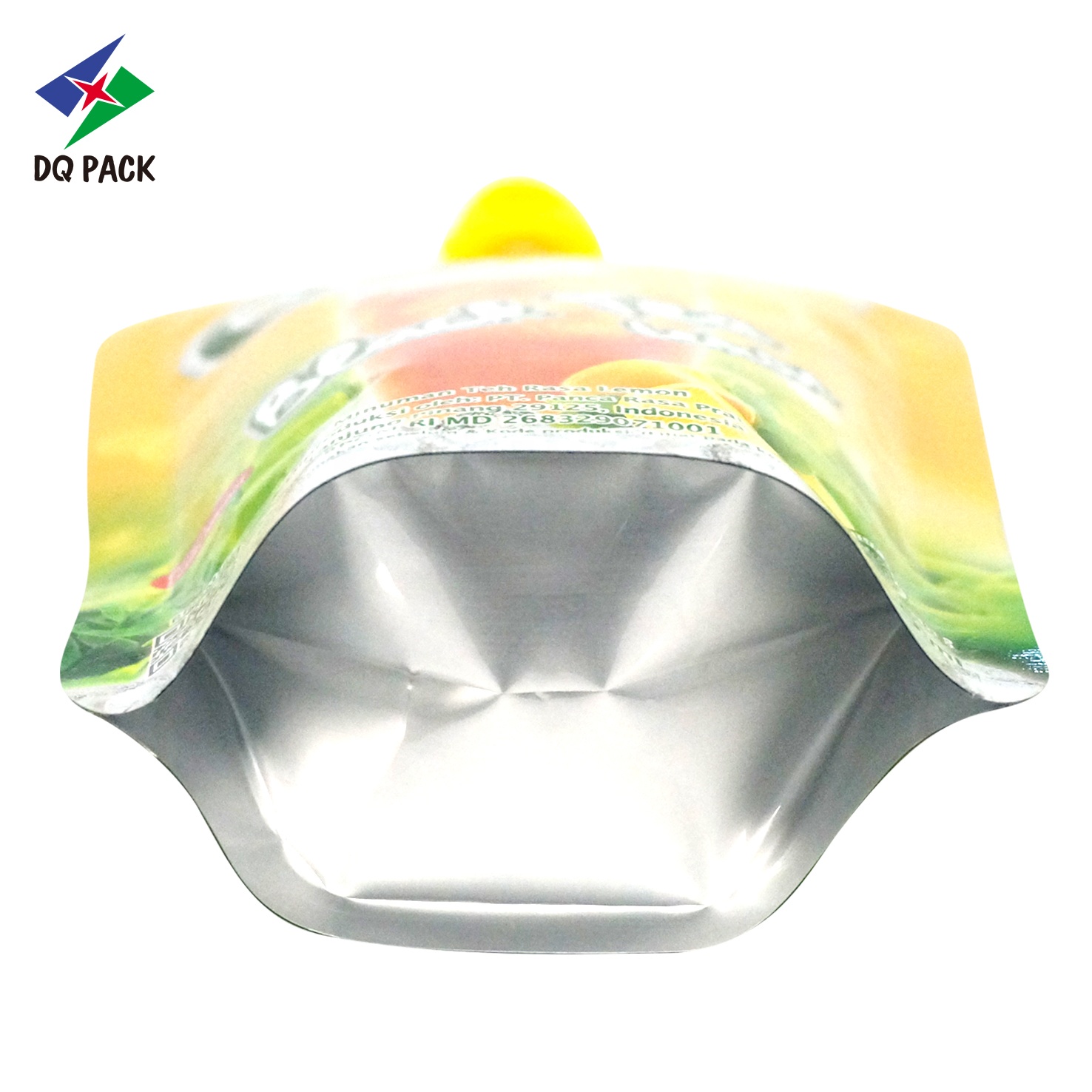 DQ PACK China Supplier Eco Friendly Juice Beverage Plastic Mylar Bag  Aluminum Foil Stand up pouch doypack with spout