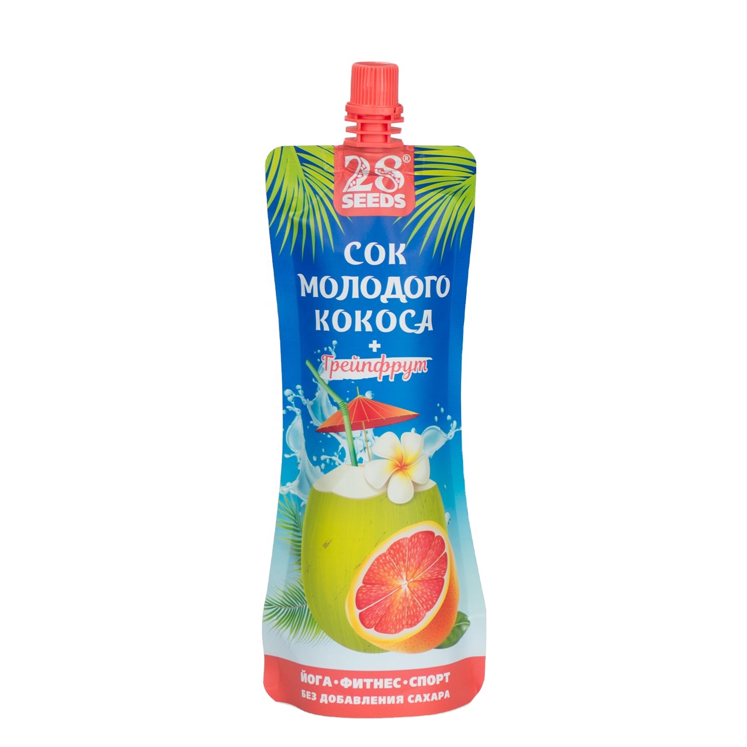 Plastic packaging bag plastic drink packaging bag spout pouch for juice packaging
