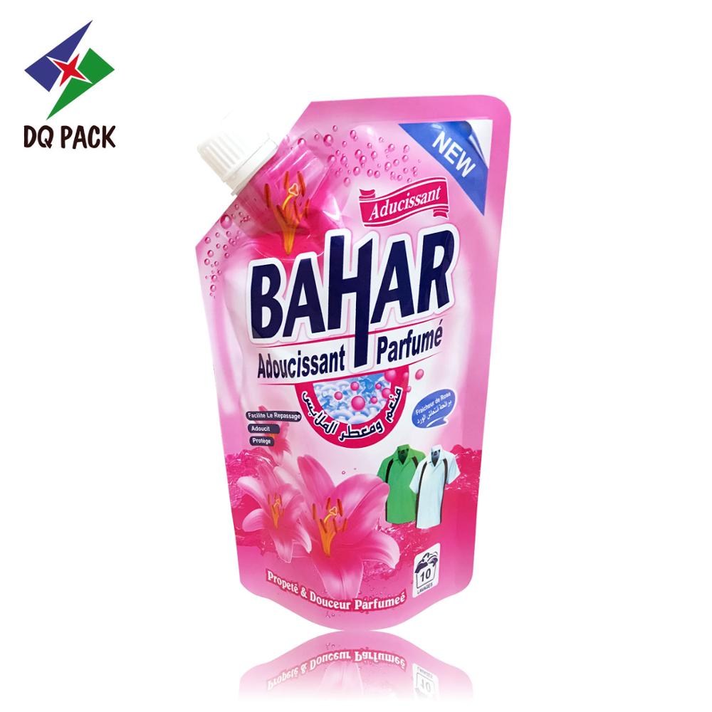 Popular market sale cheaper price customized  doypack with spout for laundry detergent