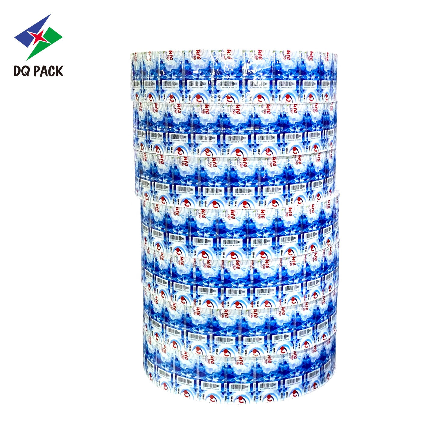 DQ PACK Mineral Water Label Shrink Sleeve PVC Shrink Film Wrap Bottle Labels For Water Bottles With Logo Printing