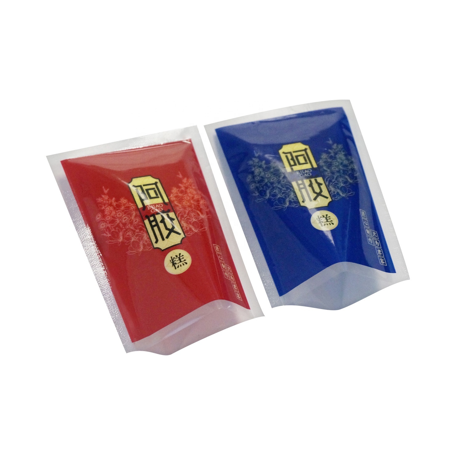 Customized Heat Seal packaging for food Three Side Seal Bag plastic pouch for food sugar bags