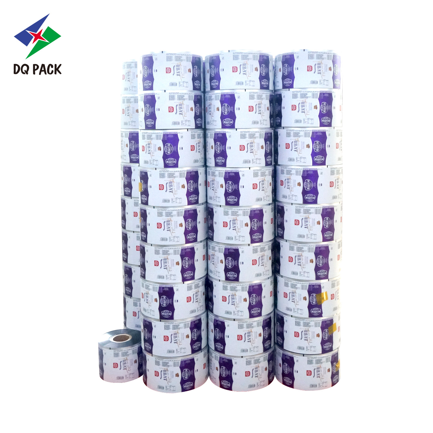 Customized printing DQ PACK flexible packaging Plastic Packaging film roll fim