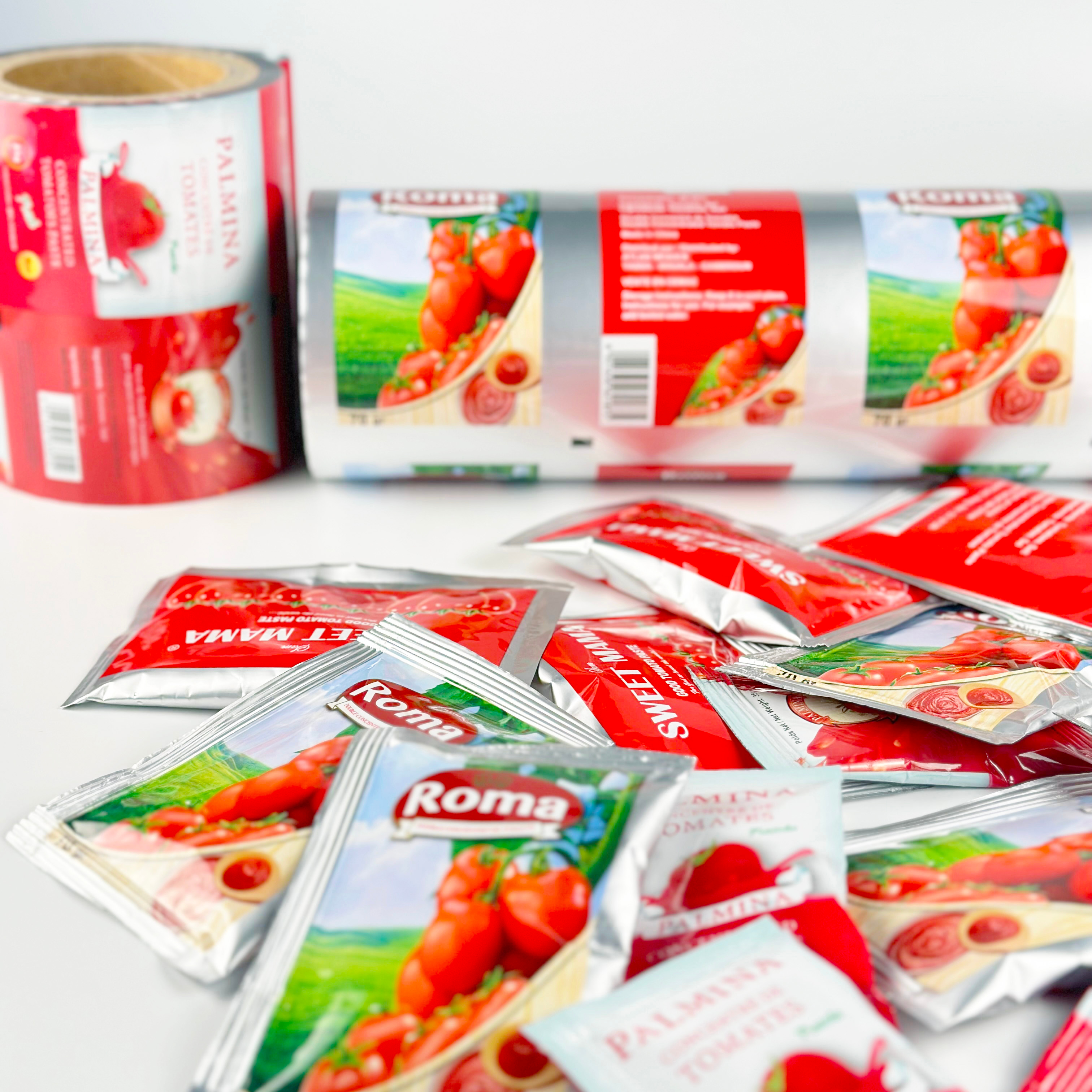 DQ PACK Ketchup Packaging Food Grade Plastic Film in Roll Package