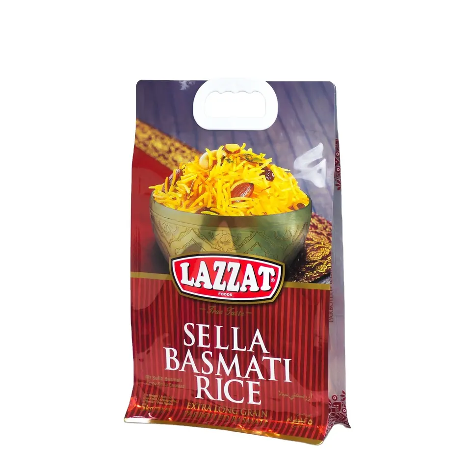 Factory Price Laminated Moisture Proof Rice Packaging Bags with Handle