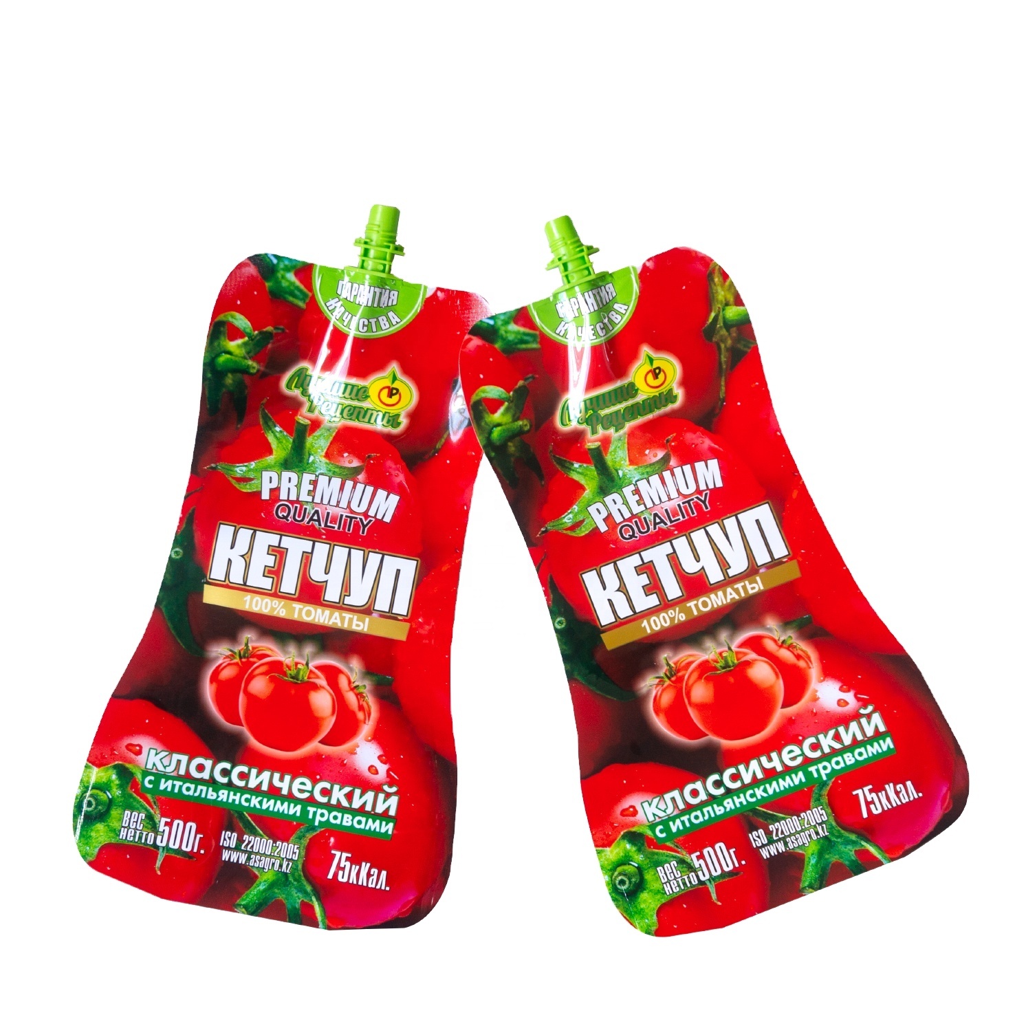 DQ PACK China Manufacturer Wholesale Packaging Ketchup Food Pouch With Spout