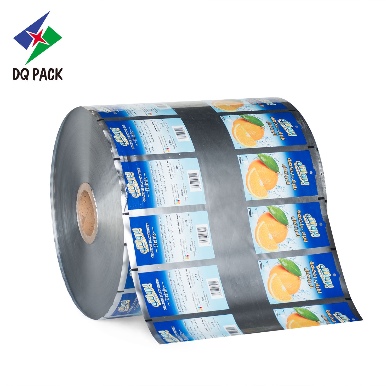 DQ PACK Aluminum Foil Laminated Packing Roll Plastic Film With Perforate Hole