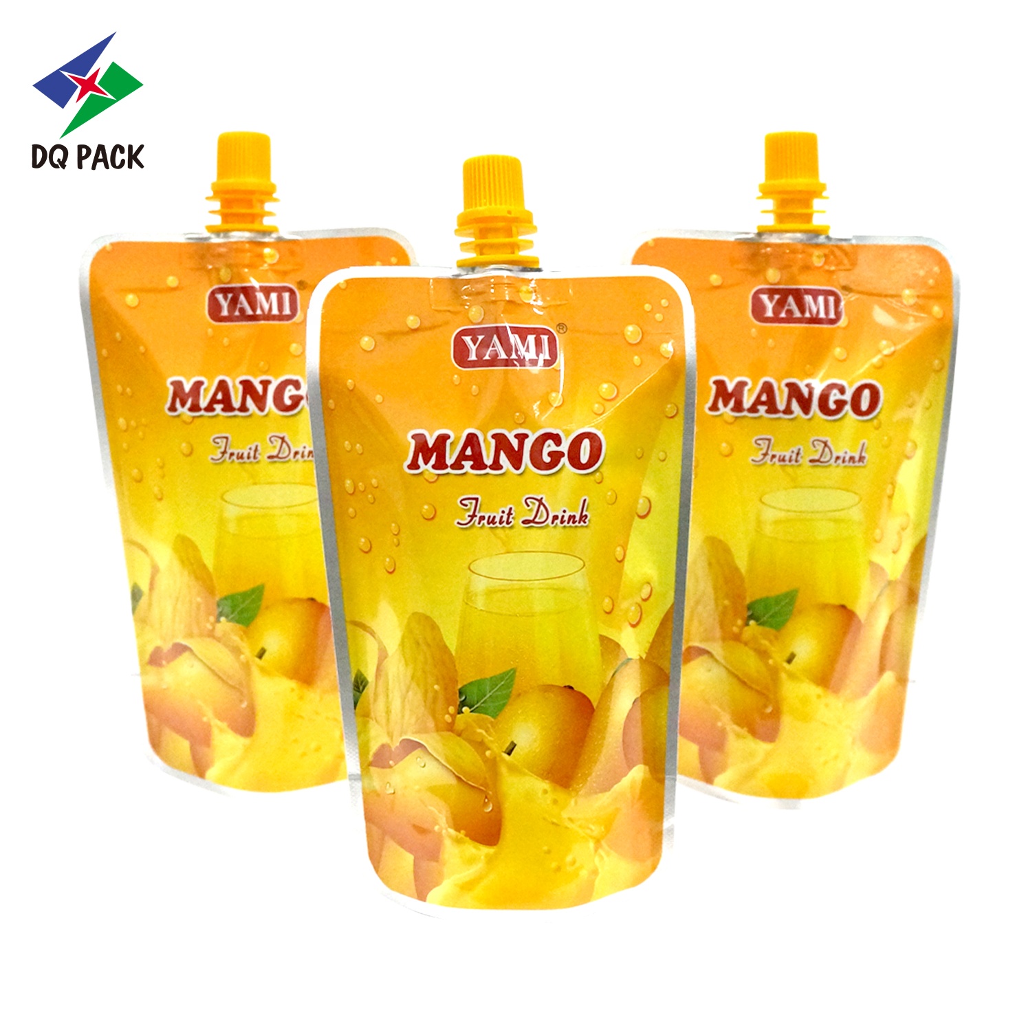 DQ PACK 200ML Apple Mango fFruit Juice  Packaging Stand Up Pouch With Spout