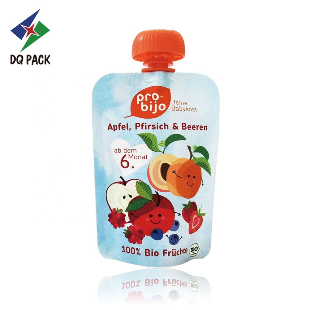 Juice packaging bag for kid drinking with prevent children chocking jelly pouch food pouch