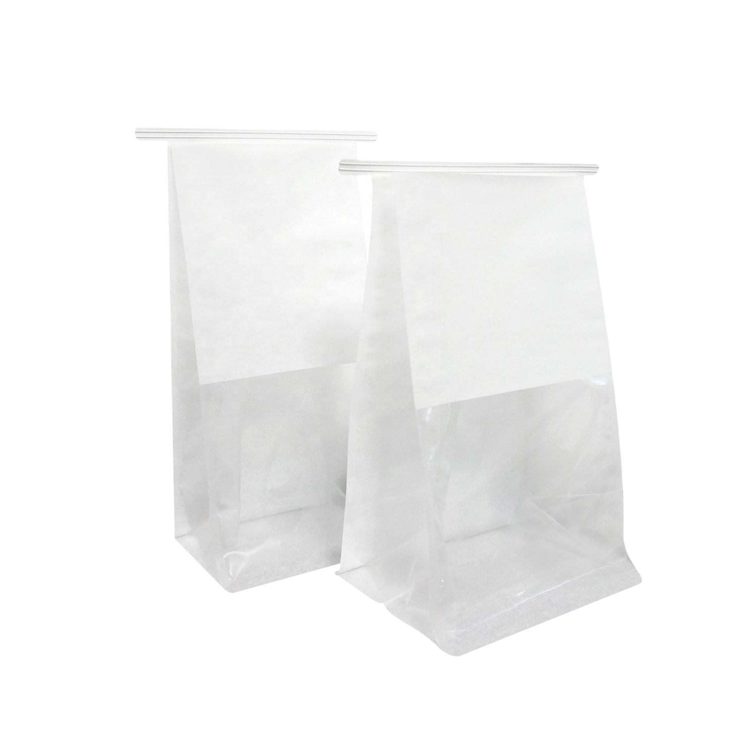 kraft paper bread pouch food grade paper degradable pouch