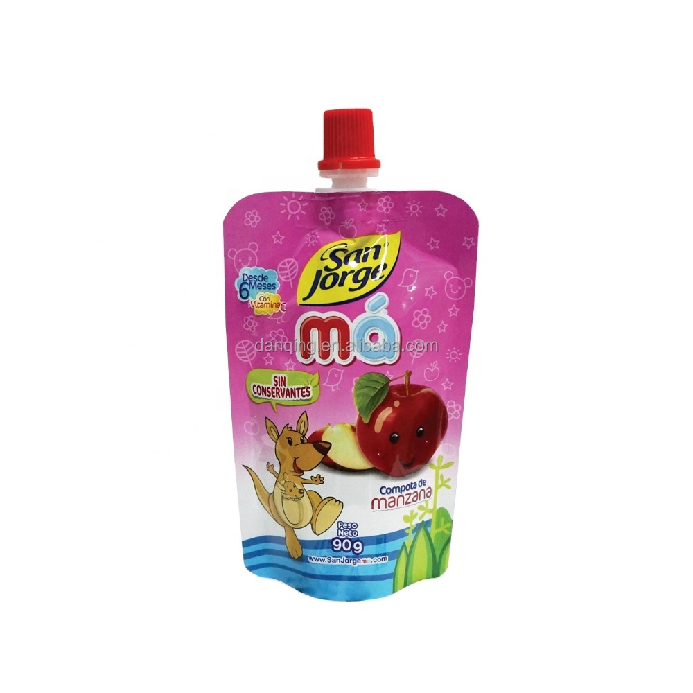 Juice stand up pouch with spout from China Supplier