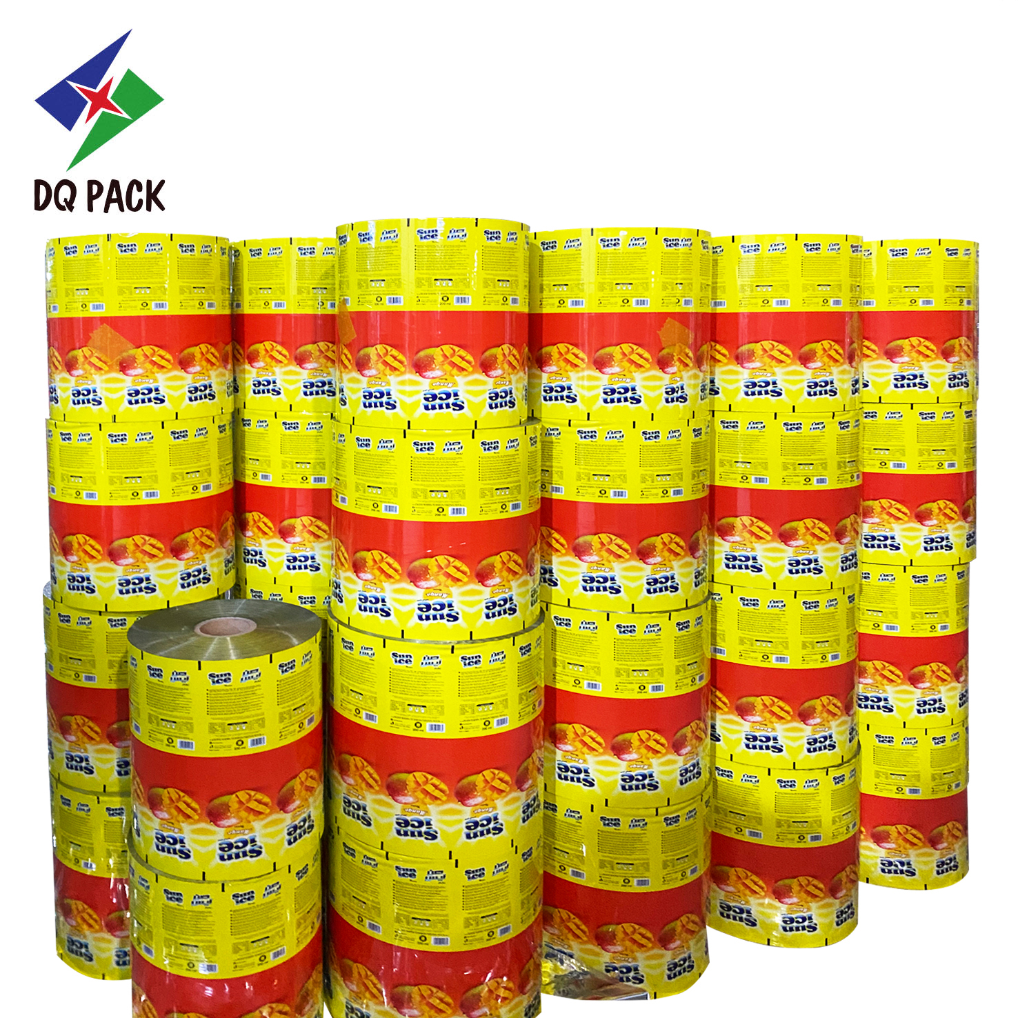 Customized printing DQ PACK flexible packaging Plastic Packaging film roll fim