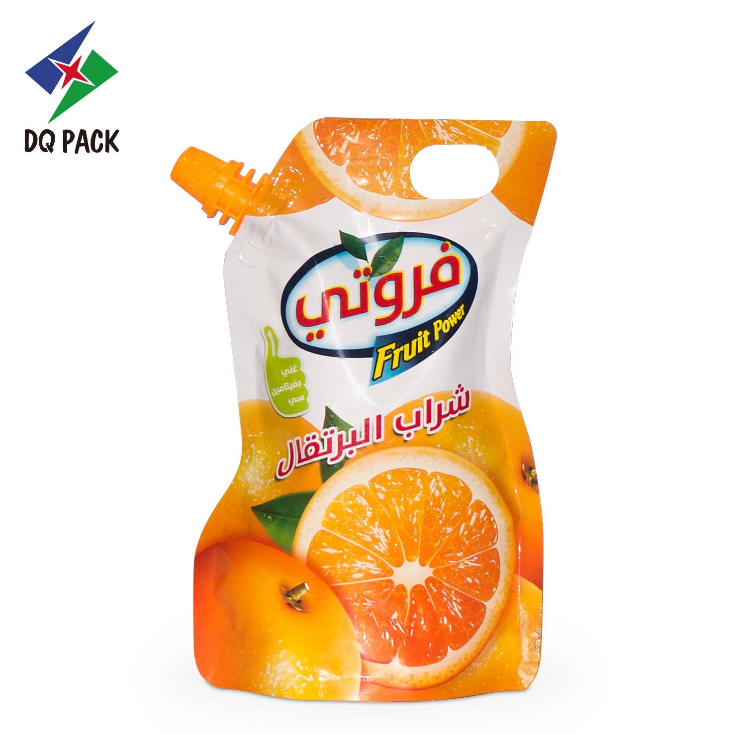 China Manufacture Custom Printed Stand Up Pouch With Spout For Juice And Drink Packaging