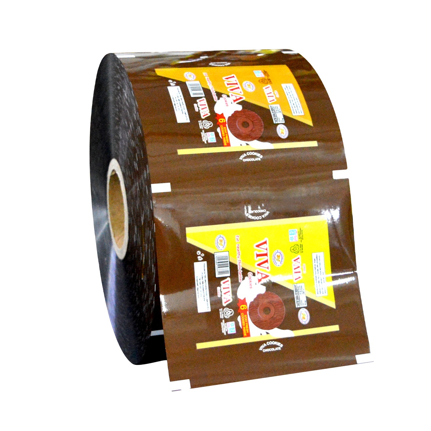 DQ PACK Custom Printing Plastic Roll Film Opaque Adhesive Film Food Packaging Stock Fill Food Pouch Film