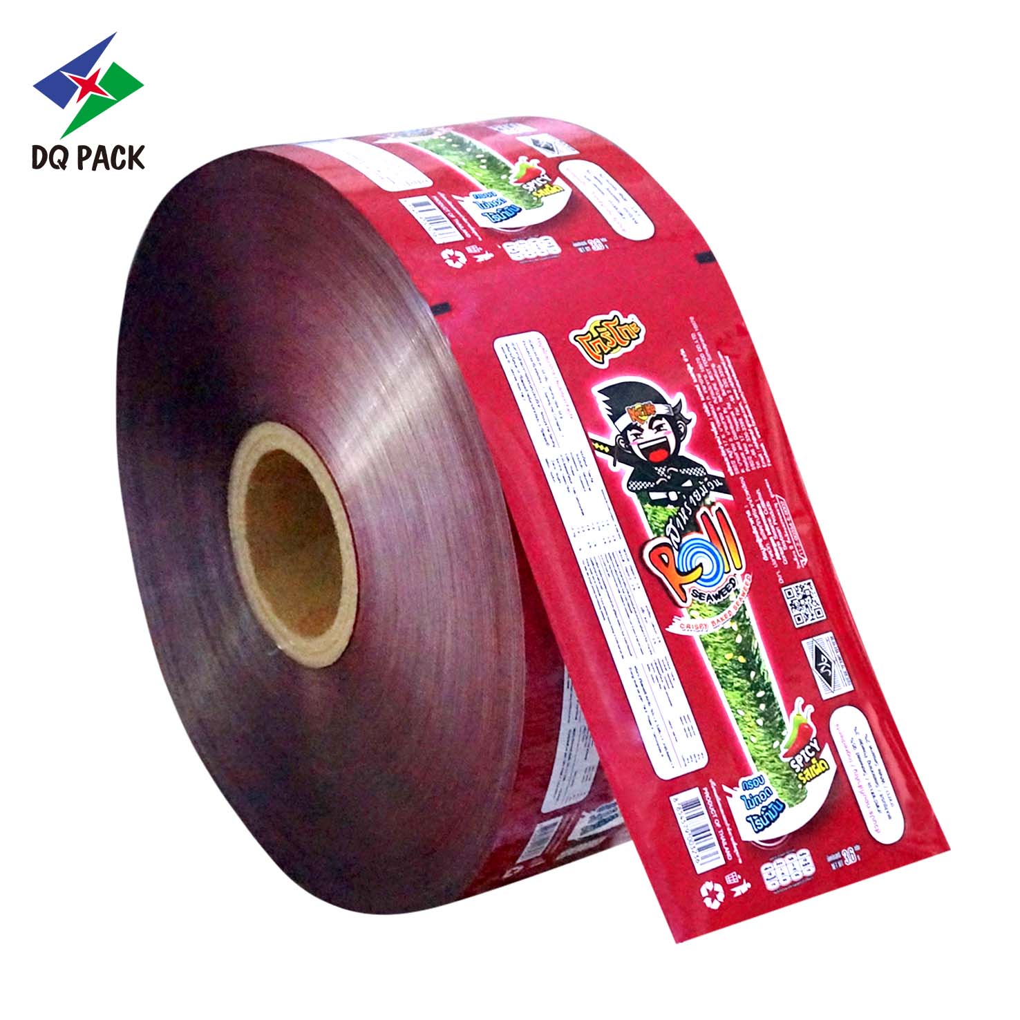 Printed PE PET Food Grade Aluminum Foil Flexible Food Snack Laminated Packaging Plastic Roll Film Pouch Bag Packing