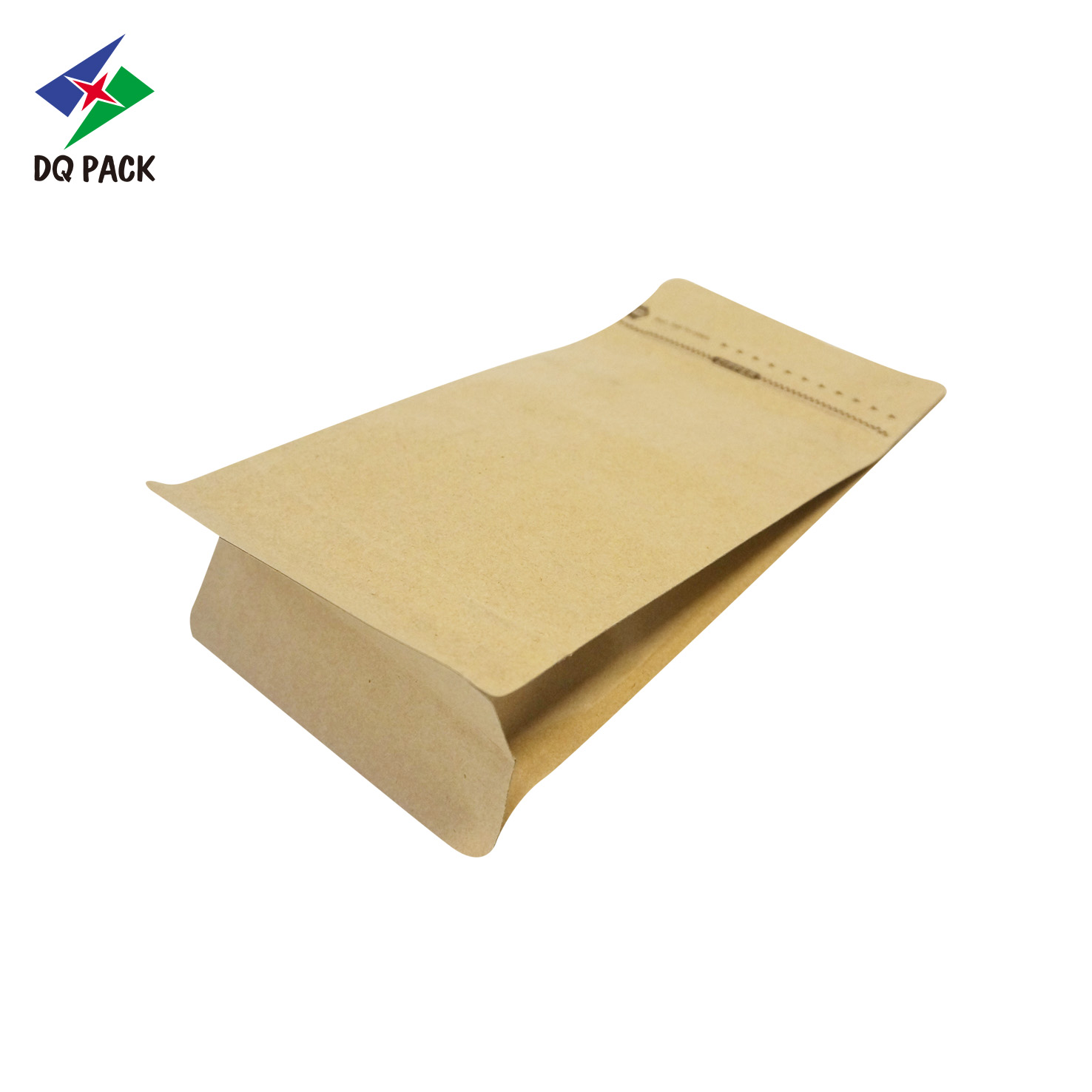 DQ PACK Custom Printed Wholesale Kraft Paper Bag Stand Up Pouch With Zipper