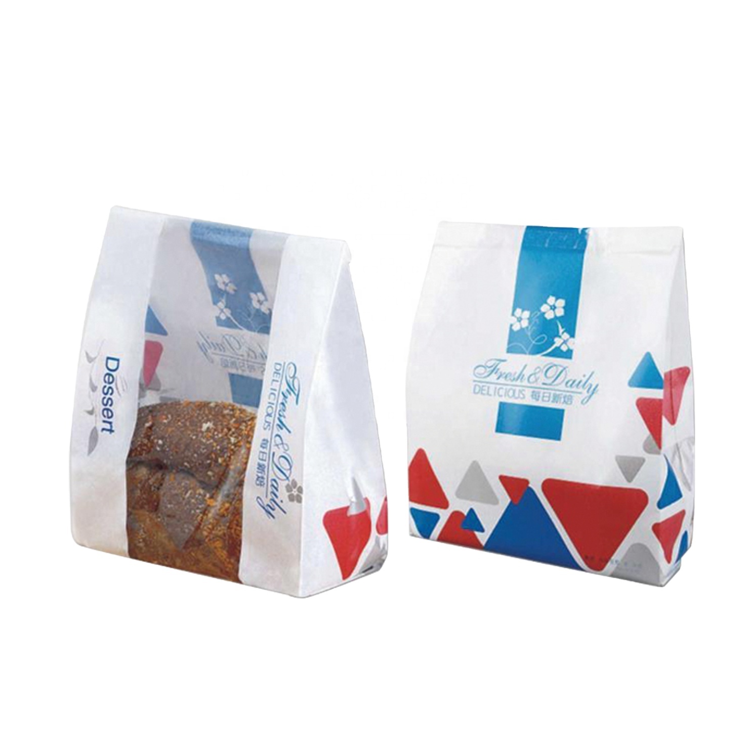 DQ PACK kraft paper bread pouch food grade paper