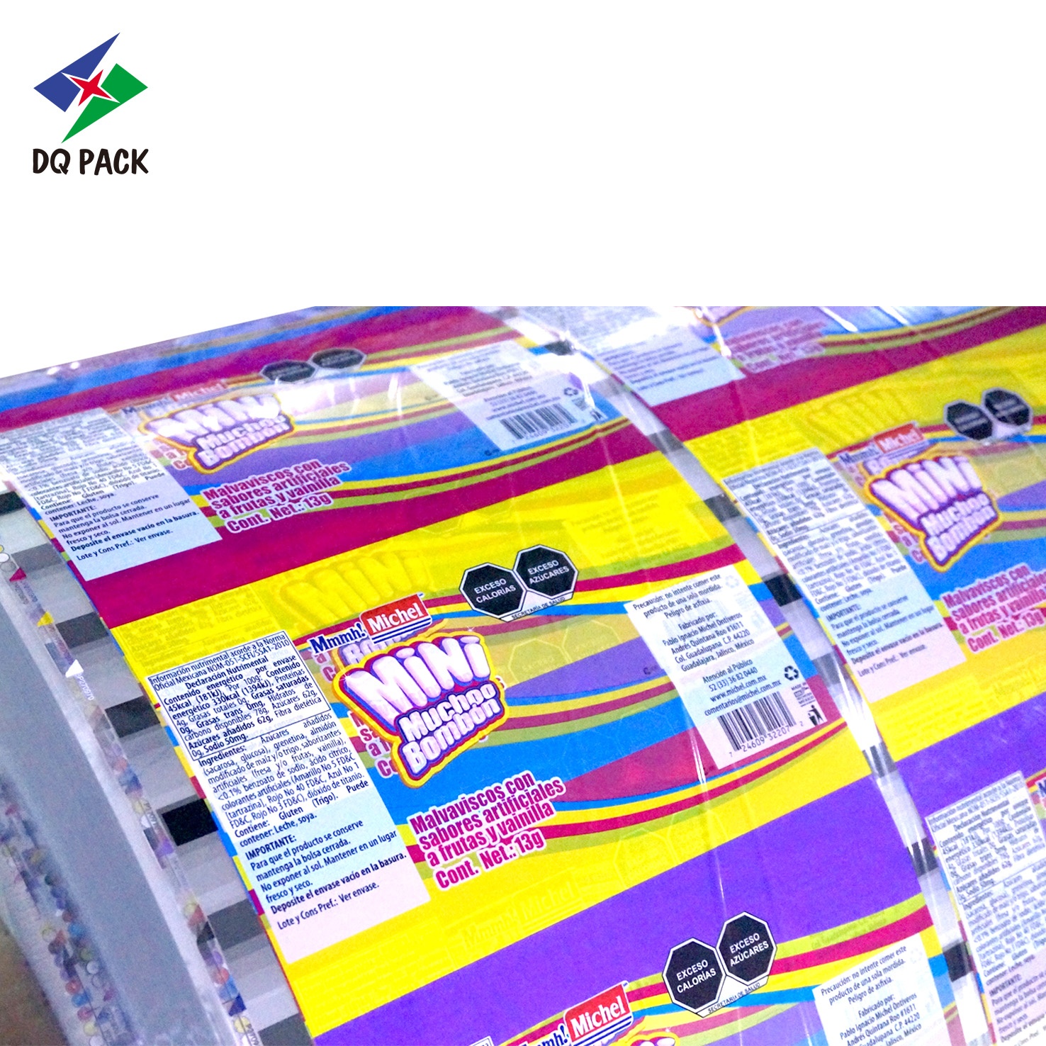 DQ PACK Customized Design Food Grade Roll Laminating Film Wrapping Film for Packaging