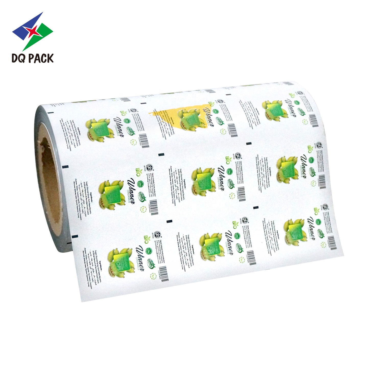DQ PACK HDPE Candy Cake Candy Chocolate Potato Chips Coffee Tea Milk Powder Packaging Roll Film Roll