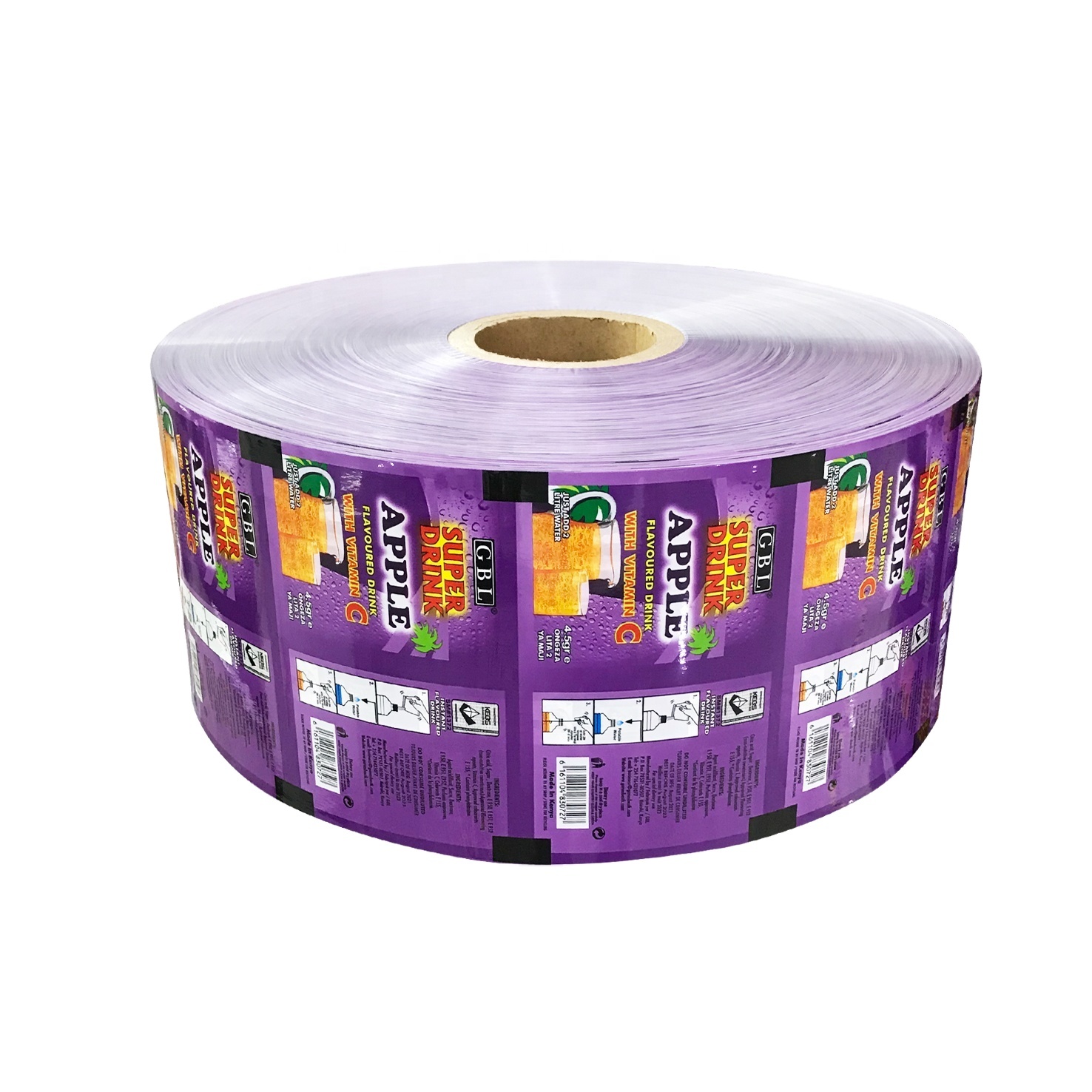DQ PACK Customized Print Plastic Sealing Film For Food Packaging Film Packaging Food Doypack Plastic Roll Film